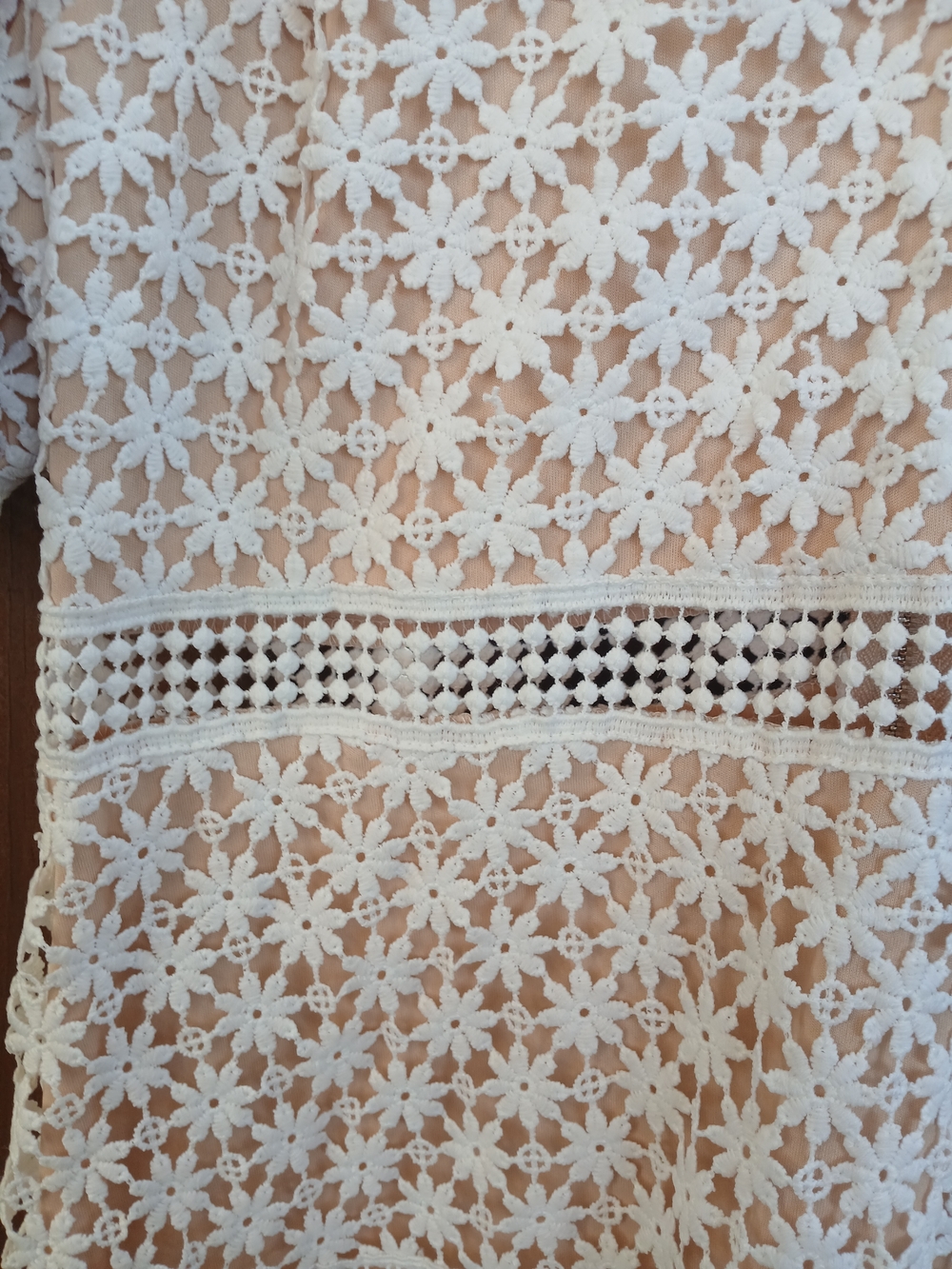 Lulus My Dearest White Lace Crochet Midi Dress - Size XL - Picture 13 of 15